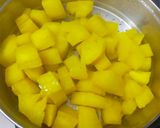 A picture of step 2 of Kappa Puzhukku (Tapioca).