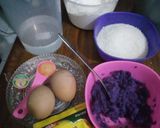 Foto langkah ke 1 dari resep Bolu Kukus Ubi Ungu.