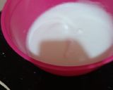 A picture of step 2 of Tres leche cake.