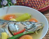 Gambar langkah 3 resipi Singgang Kepala Ikan Tenggiri.