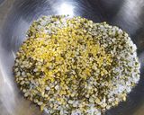 A picture of step 1 of Moong dal masala khichadi.