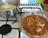 A picture of step 6 of Vickys Simple Chicken Casserole, GF DF EF SF NF.