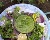A picture of step 4 of Coriander onions chutney.