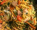 صورة لخطوة 5 من وصفة نودلز بالدجاج والخضار 🥕🌶🍗🍜