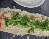 A picture of step 3 of Pin wheel sandwiches.