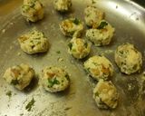 A picture of step 3 of Walnut, Paneer and Cheese stuffed Paddu.