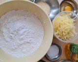 Foto del paso 1 de la receta: Pão de queijo mineiro 🇧🇷 Pancitos de queso de Minas Gerais, Brasil 🇧🇷 🎊