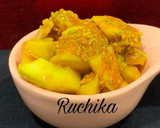 A picture of step 6 of Instant Mango pickle.