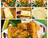A picture of step 12 of Mexican: Cheesy-Chicken Chimichangas with Homemade Wheat Flour T.