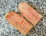 Foto del paso 2 de la receta: Bocadillo vegetal de pollo rebozado con queso de cabra