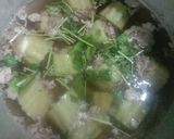 รูปขั้นตอนการทำที่ 5 ของ ต้มมะระยัดไส้หมูสับ