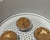 Foto langkah ke 6 dari resep Bolu Kukus Mekar Cokelat.
