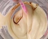 A picture of step 3 of Egg less cake.