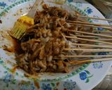 Foto langkah ke 3 dari resep Sate Jamur No Kolesterol + Saus Kacang #pr_sate.