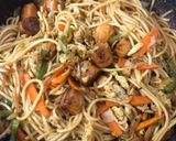 A picture of step 15 of Non Veg Noodles (Chowmein).