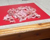 A picture of step 2 of Pasta with Cream, Ham, and Sautéed Bell Pepper (Al Dente).