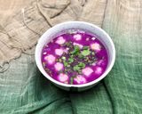 Hình bước làm 4 của món Canh Khoai Tím Nấu Giò Sống