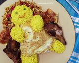 Gambar langkah 6 resipi Bento Nasi Kuning #phopbylinimohd #batch19.
