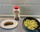 Foto del paso 1 de la receta: Crep de morcilla con manzana y cebolla caramelizada