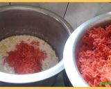 A picture of step 2 of Gajar Halwa with Gajar-Paneer Roll.