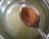 A picture of step 1 of Sattu - Row mango Cooler.