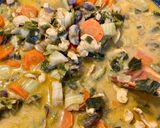 Une image de l'étape 5 de Curry Thaï au poulet et légumes.