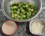 รูปขั้นตอนการทำที่ 1 ของ กระเจี๊ยบคั่วพริกเกลือ (เมนูโลคาร์บ)