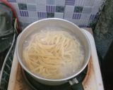 Foto langkah ke 1 dari resep Mentai Cheese Fettucini.