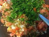 Ceviche sencillo de lentejas🍅