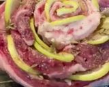 Foto del paso 3 de la receta: Enrollado de carne al horno con forma de rosa (vacío al limón)