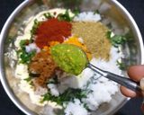 A picture of step 2 of Methi Muthiya.