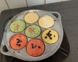 Foto langkah ke 4 dari resep Kue Cubit Pelangi.