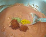 A picture of step 5 of Paneer masala.