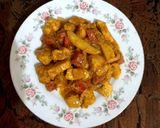 A picture of step 9 of Chicken boneless with vegetables 🍗🥕🥕🥔.