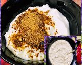 A picture of step 1 of Jaggery raita.