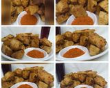 A picture of step 21 of Veggies favorite awarah.