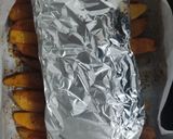 Foto del paso 4 de la receta: Lomo de Cerdo en Papillote con Salsa Barbacoa y Perrins con Patatas Asadas