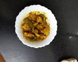 A picture of step 4 of Matra kulche.