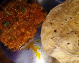 A picture of step 4 of Baingan bharta.