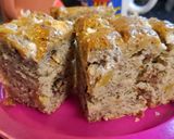 Foto del paso 5 de la receta: Budín de bananas, manzana y nueces sin huevos