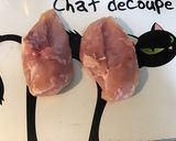 Une image de l'étape 1 de Brochettes marinées poulet,poivrons multicolores et ananas (marinade exotique maison).