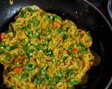 A picture of step 4 of Maggi Potato Omlette.