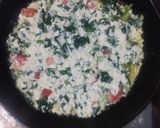 Foto langkah ke 4 dari resep Omelet Bayam Tahu.