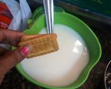 A picture of step 1 of Special Cake without bake.