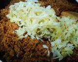 A picture of step 5 of Persian rice||kalam polo||Rice with Cabbage.