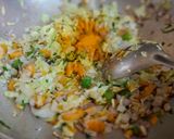 A picture of step 3 of Vegetable Poha.