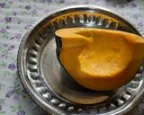 A picture of step 1 of Nagpur Vidharbha special pumpkin sweet pakoda (kohdyache bonde).