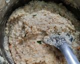A picture of step 8 of Anjaneyar Temple milagu (black pepper) pongal.