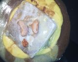 Foto del paso 7 de la receta Lomos de Bacalao a Baja Temperatura en Crema de Cúrcuma y Trufa en Salsa de P.X. y Pil Pil