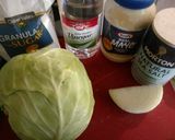 A picture of step 1 of Easy Coleslaw.